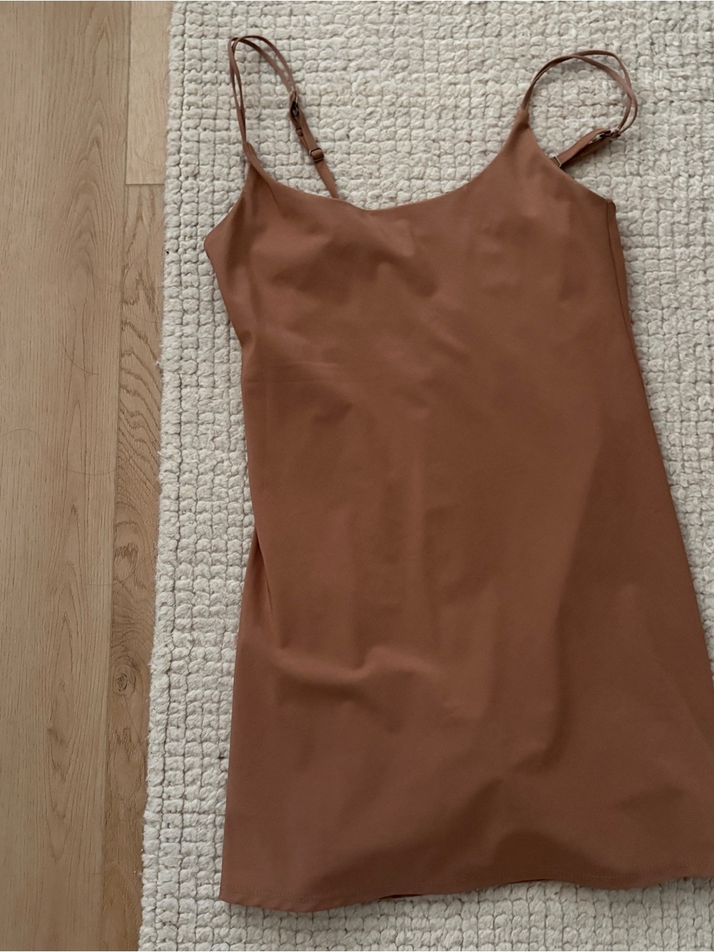 Abercrombie & Fitch Brown Spaghetti Strap Slip Dress